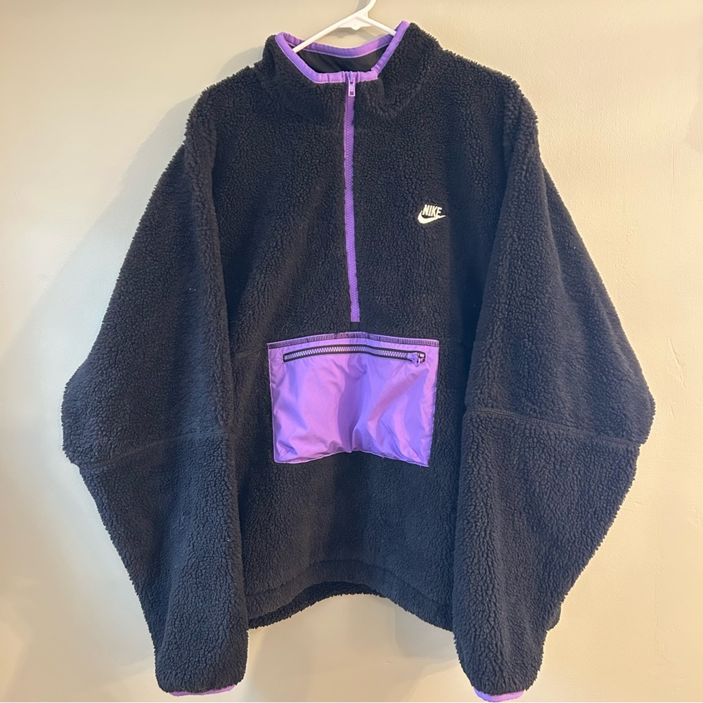 Nike Sherpa Club Fleece Anorak Jacket